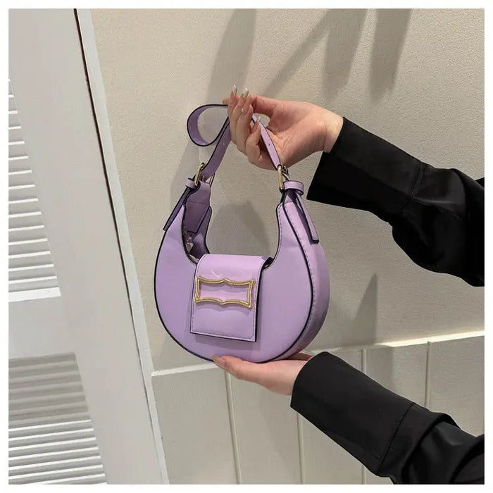 Dumpling Buckle Shoulder Bags fashionnsio