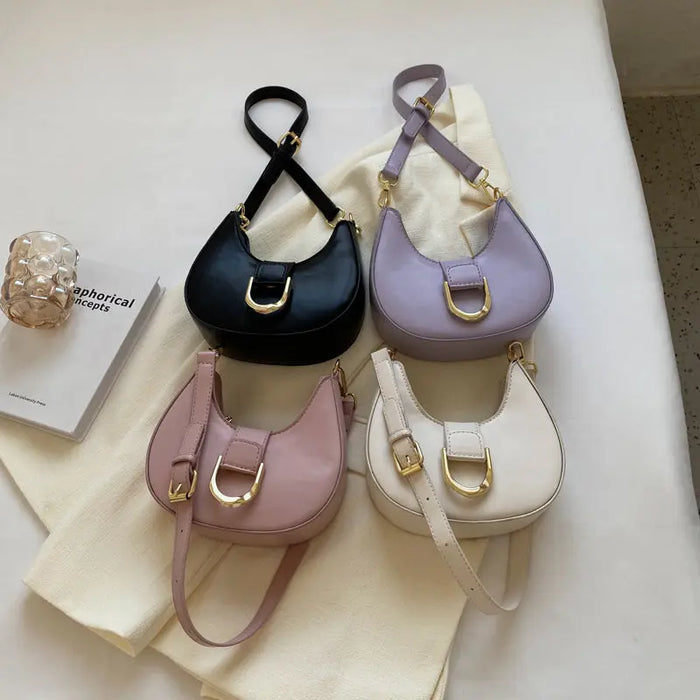 Half Moon Saddle Shoulder Bags fashionnsio