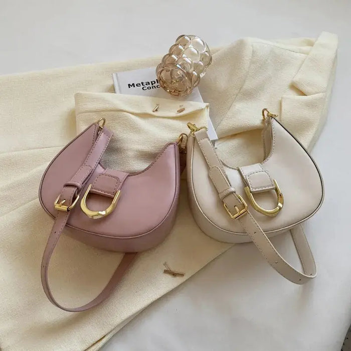 Half Moon Saddle Shoulder Bags fashionnsio