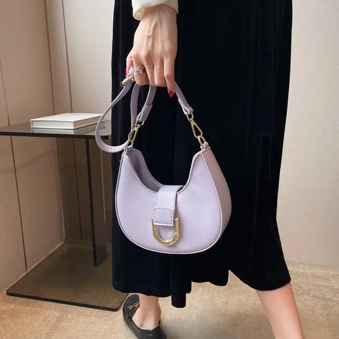 Half Moon Saddle Shoulder Bags fashionnsio