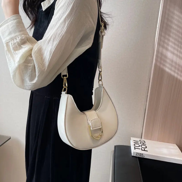 Half Moon Saddle Shoulder Bags fashionnsio