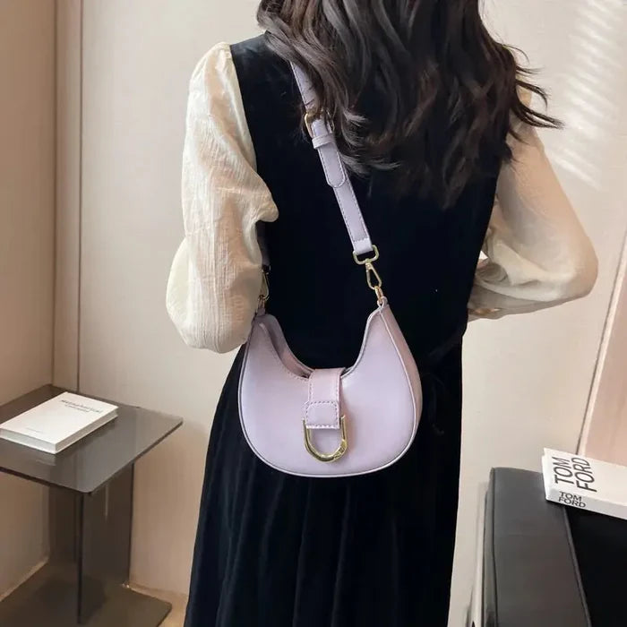 Half Moon Saddle Shoulder Bags fashionnsio