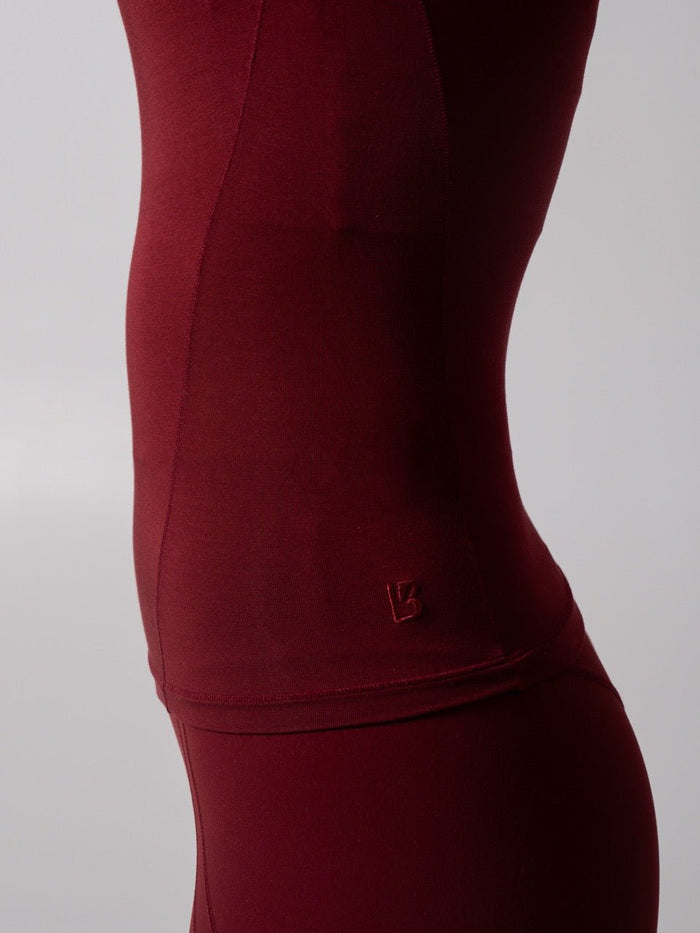 Halo Long Sleeve Hip Tee - Vineyard