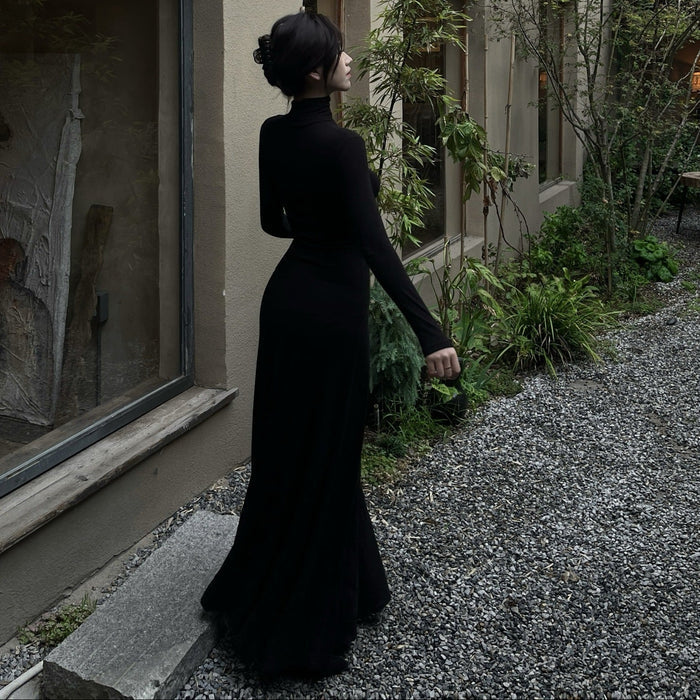 Hollow-out Maxi Dress - Fashionnsio