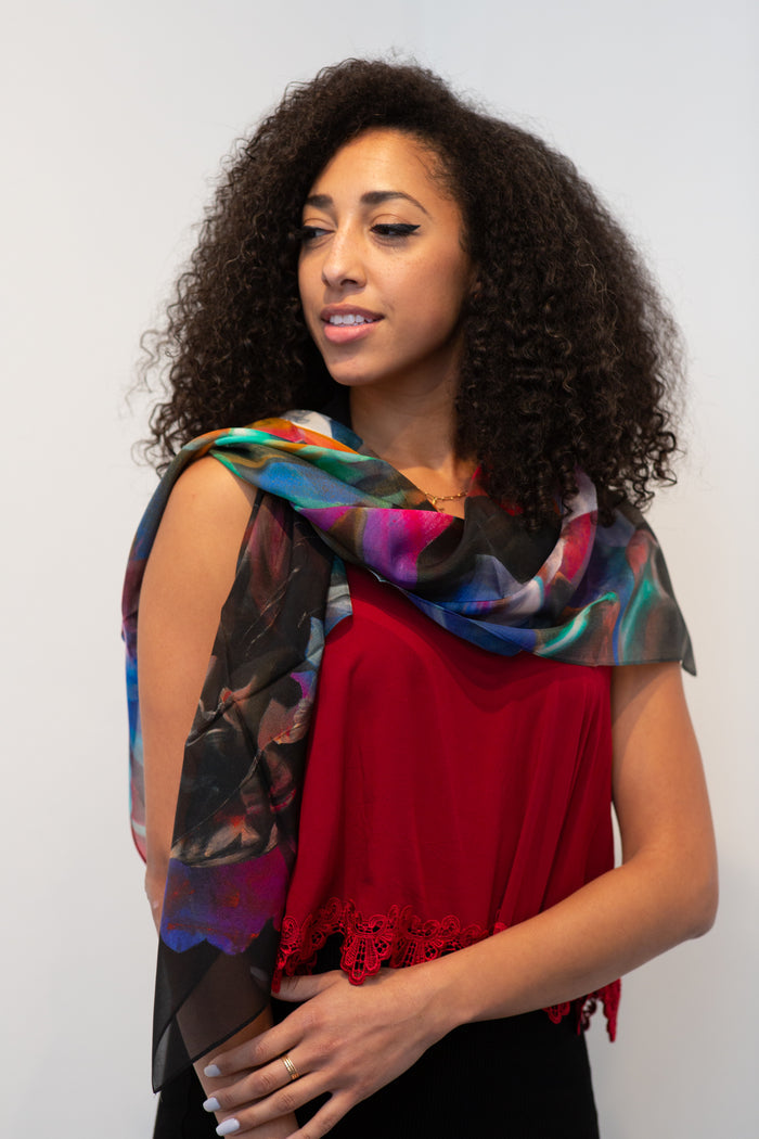 Hueman "Judith Prevails" Silk Scarf
