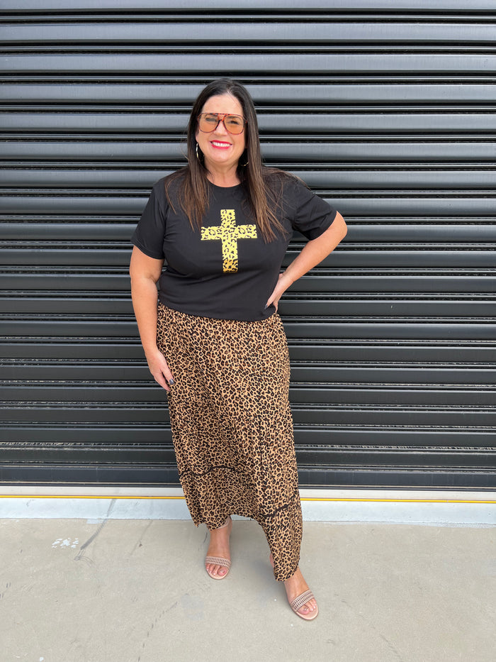 L/XL (16-18) / Brown Leopard
