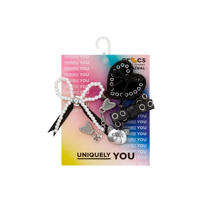 Indie Luxe Silver 5 Pack Jibbitz