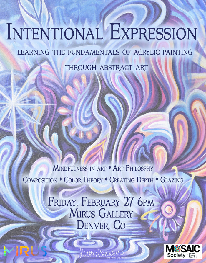 Intentional Expression Painting Workshop : February 27