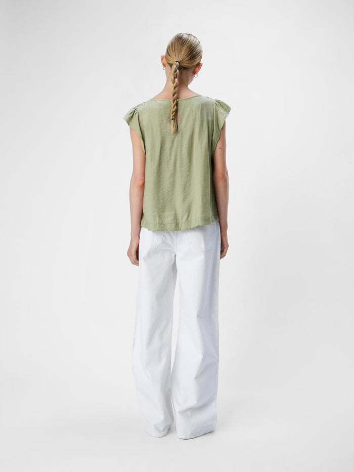 Jacqueline Short Sleeve Top (Tea)