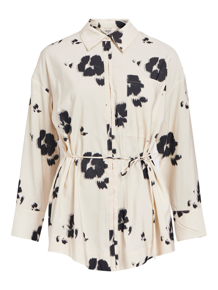 Jenni Loose Shirt (Sandshell Flower)
