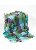 John Hanly Green Blue Marine Block Throw