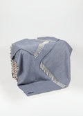 John Hanly Oversized Cashmere Throw Denim