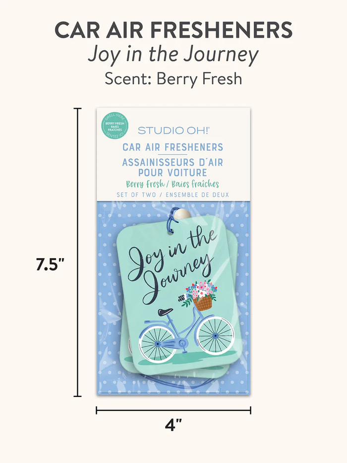 Joy in the Journey Car Air Freshener