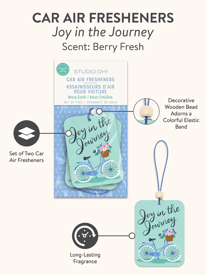 Joy in the Journey Car Air Freshener