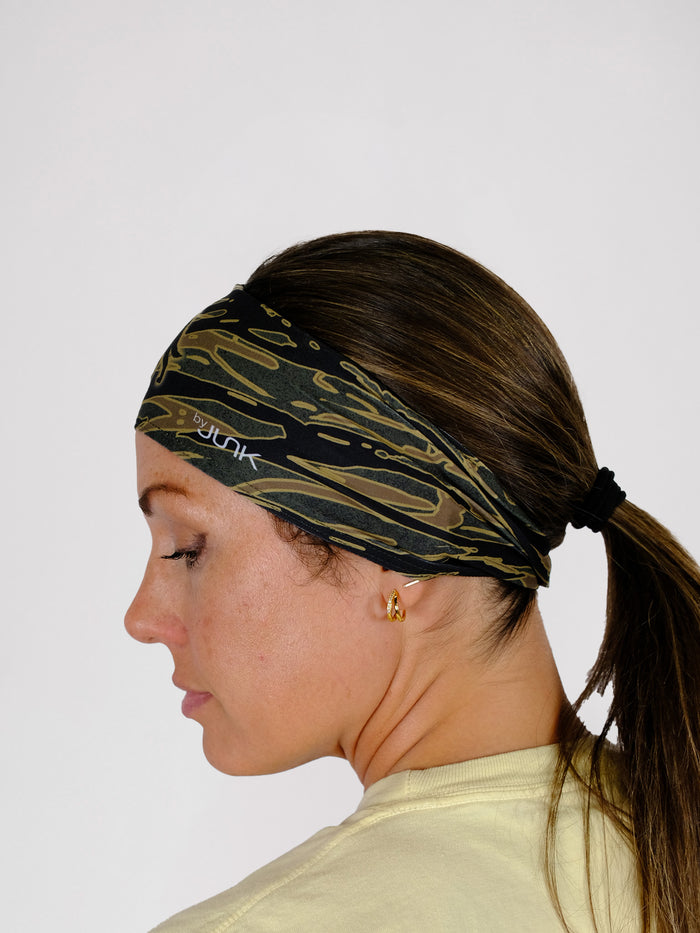 Junk Tiger Stripe Tan Headband - Wild South Apparel