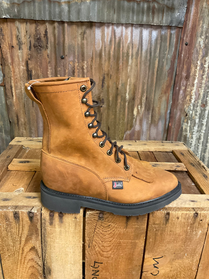 Justin 8" Conductor Lace-Up Work Boot