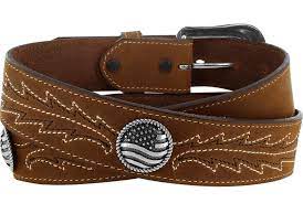 Justin Caddo Embroidered Belt