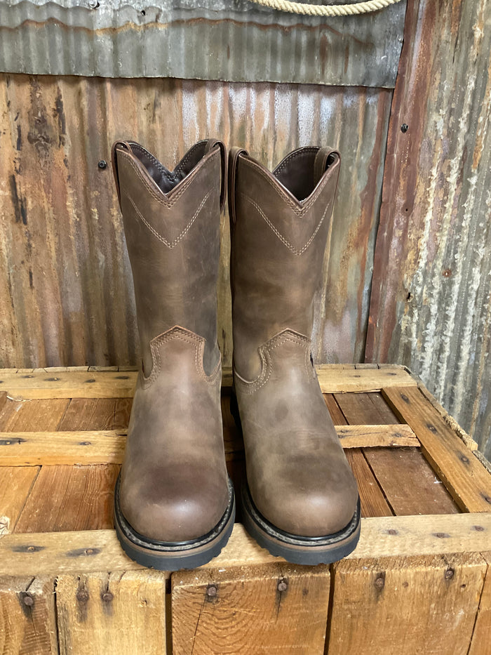 Justin Drywall Pull On Steel Toe Work Boot