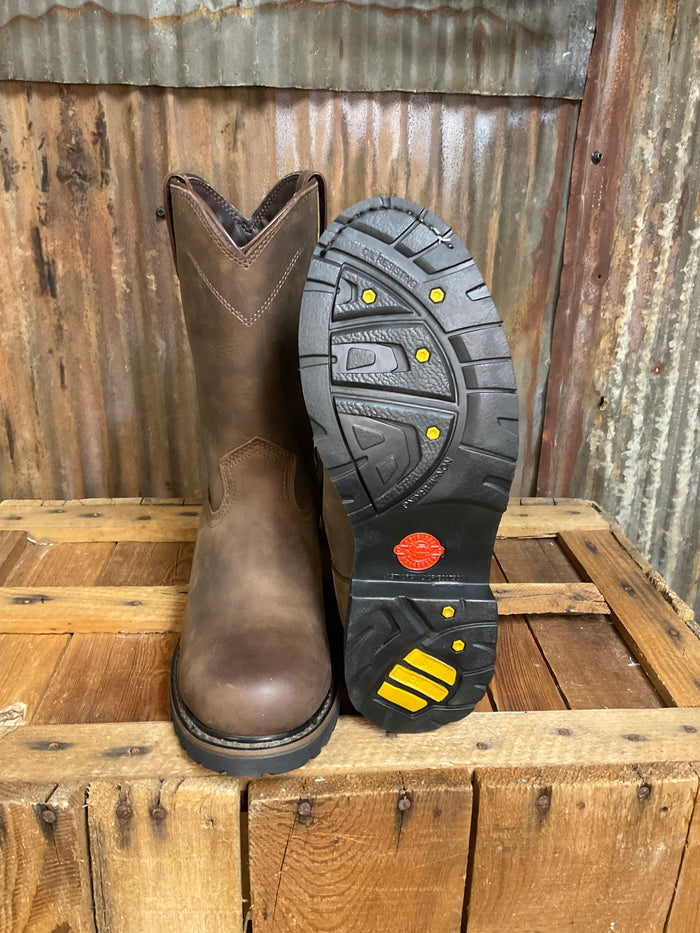 Justin Drywall Pull On Steel Toe Work Boot
