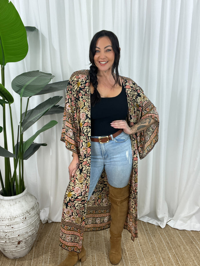 Kai Kimono - Earthly Paisley