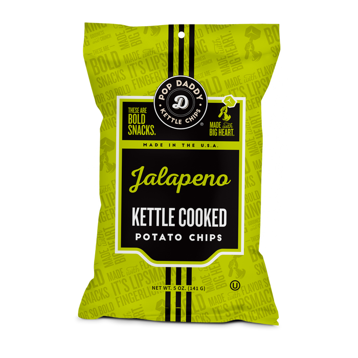 Kettle Cooked Potato Chips - 5oz - Jalapeno