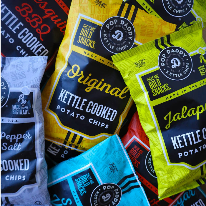 Kettle Cooked Potato Chips - 5oz - Salt & Vinega