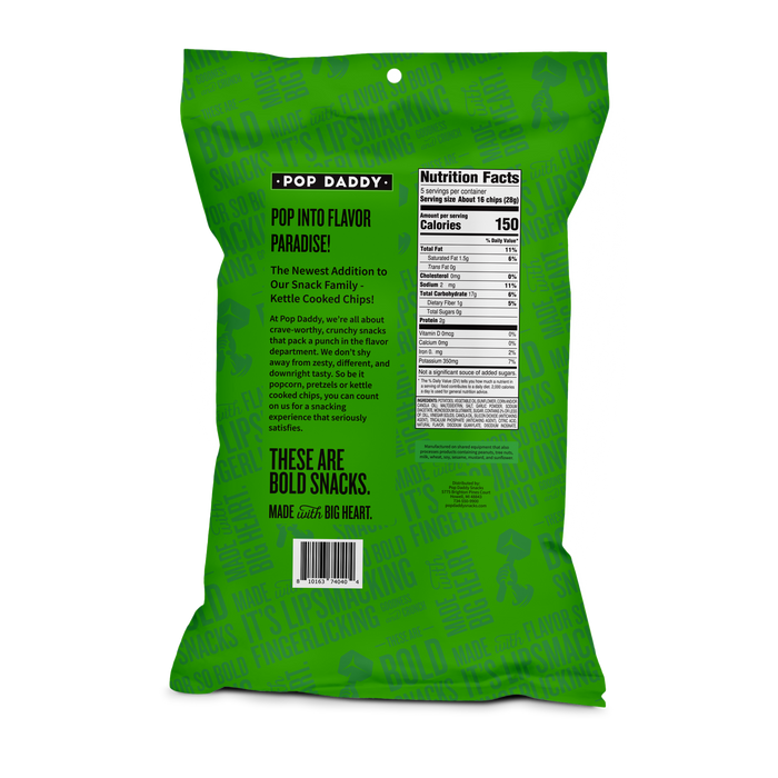 Kettle Cooked Potato Chips - 5oz - Spicy Dill Pickle