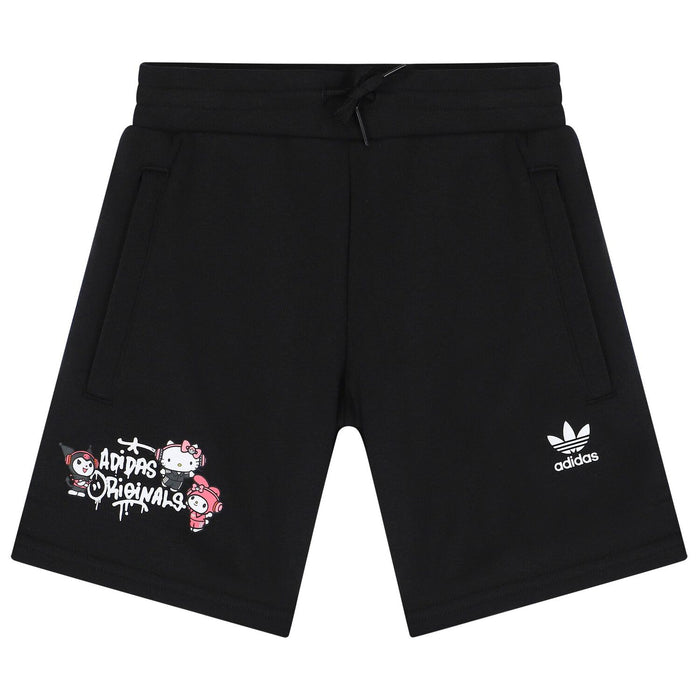 Kid's Black Hello Kitty Shorts Set IR9753