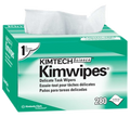 Kimtech Kimwipes Delicate Task Science Wipers, White,  286 Sheets