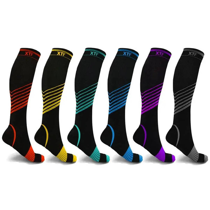 Knee-High Compression Socks - Large/X-Large (1 Pair- Assorted Designs)