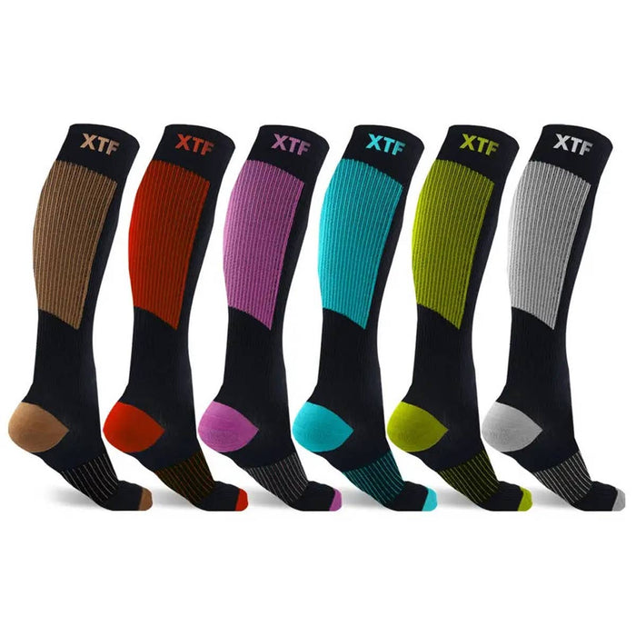 Knee-High Compression Socks - Large/X-Large (1 Pair- Assorted Designs)