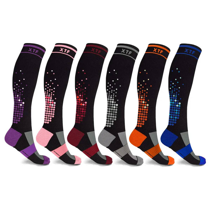 Knee-High Compression Socks - Large/X-Large (1 Pair- Assorted Designs)
