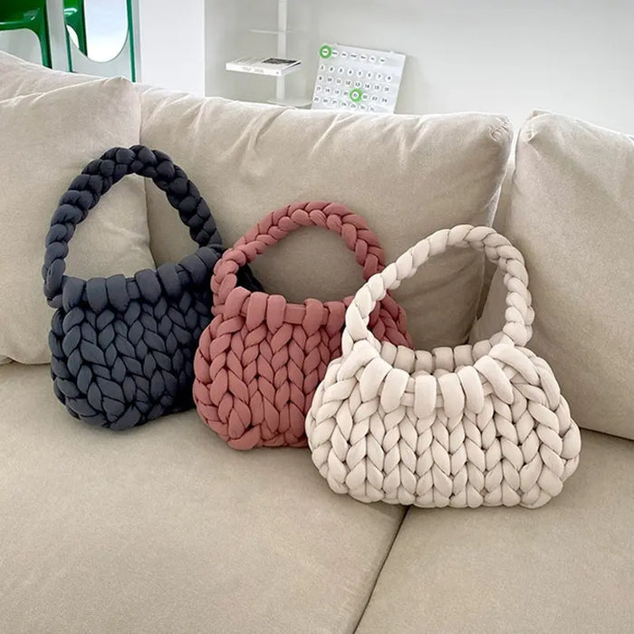 Knitted Braided Shoulder Bags fashionnsio