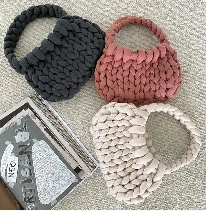 Knitted Braided Shoulder Bags fashionnsio