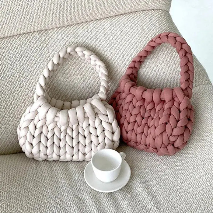 Knitted Braided Shoulder Bags fashionnsio