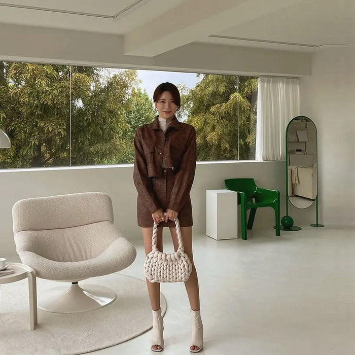 Knitted Braided Shoulder Bags fashionnsio