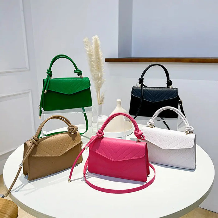 Knot Striped Handbags/Sling Bags fashionnsio