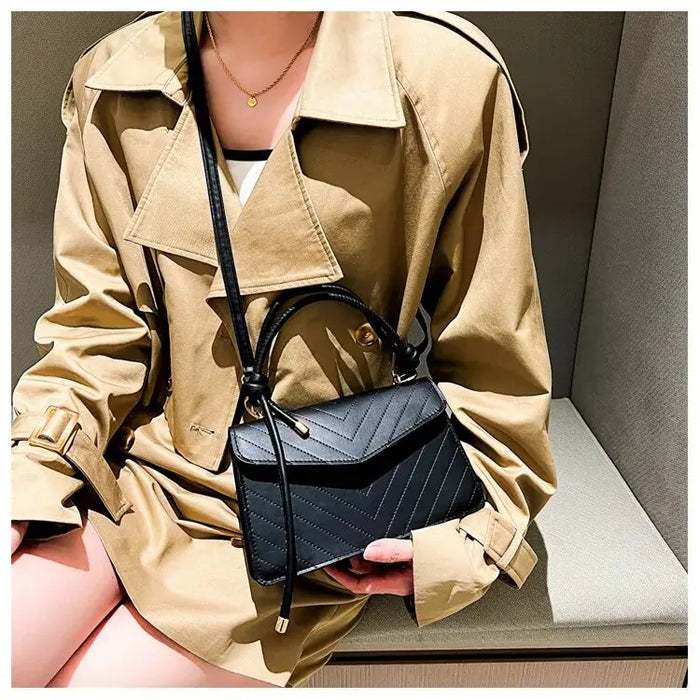Knot Striped Handbags/Sling Bags fashionnsio