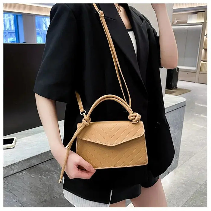 Knot Striped Handbags/Sling Bags fashionnsio