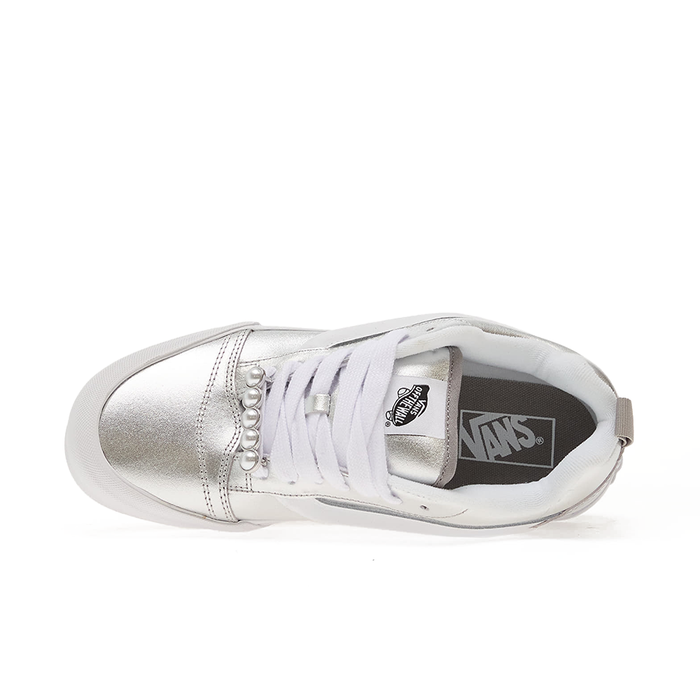 Knu Skool 'Metallic Leather Silver'