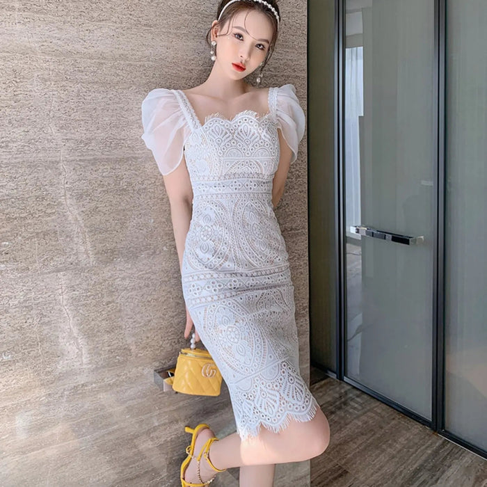 Bodycon Lace Dress fashionnsio