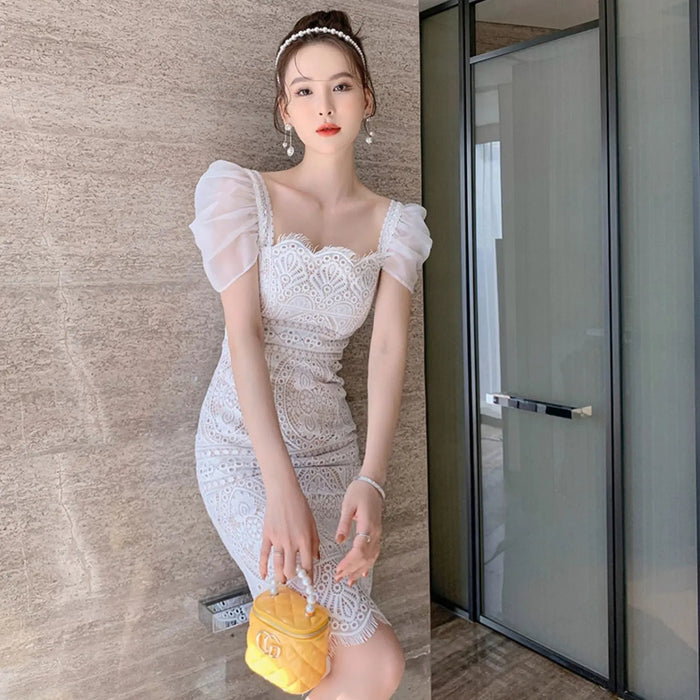 Bodycon Lace Dress fashionnsio