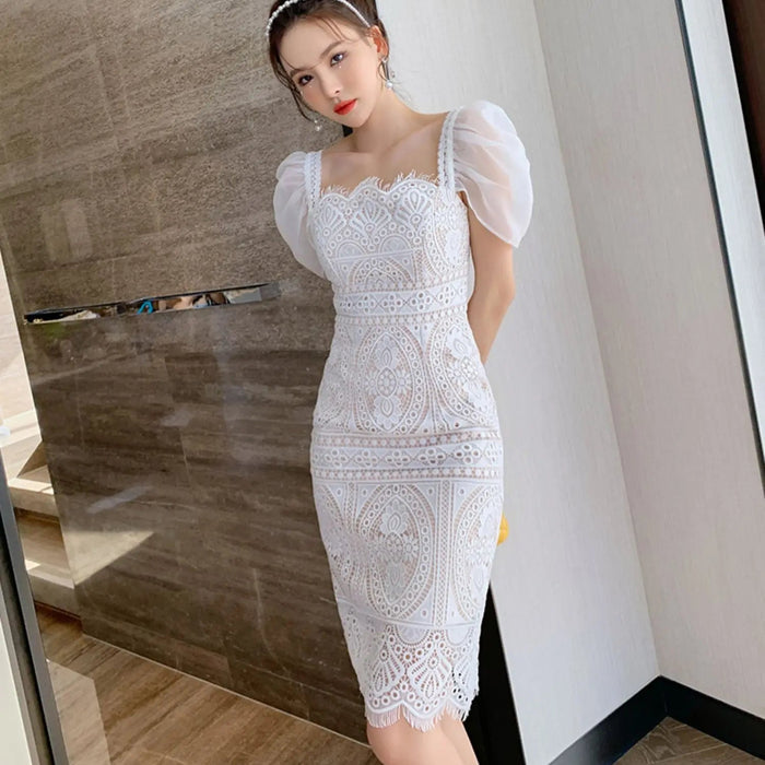 Bodycon Lace Dress fashionnsio