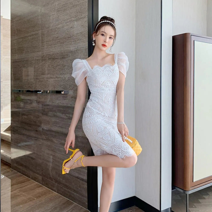 Bodycon Lace Dress fashionnsio