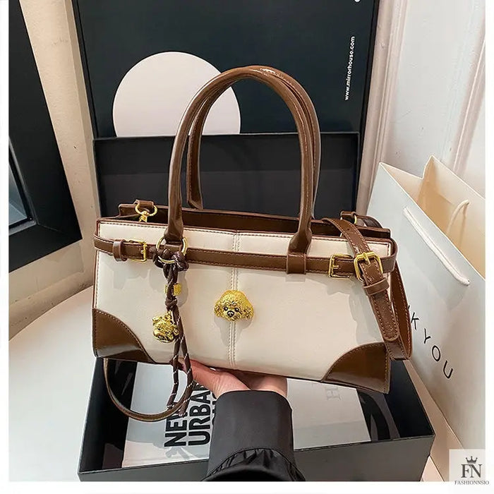 Buckle Large Fashionable Shoulder/Crossbody Bags - Tote Bags - Fashionnsio