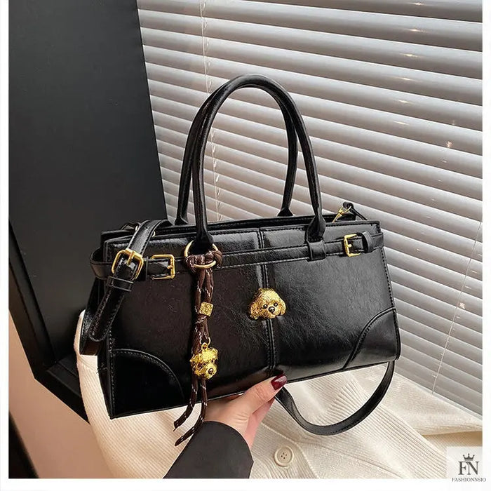 Buckle Large Fashionable Shoulder/Crossbody Bags - Tote Bags - Fashionnsio