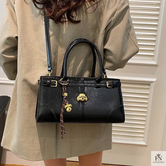 Buckle Large Fashionable Shoulder/Crossbody Bags - Tote Bags - Fashionnsio