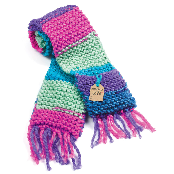 Learn To Knit A Pocket Scarf Craft Kit