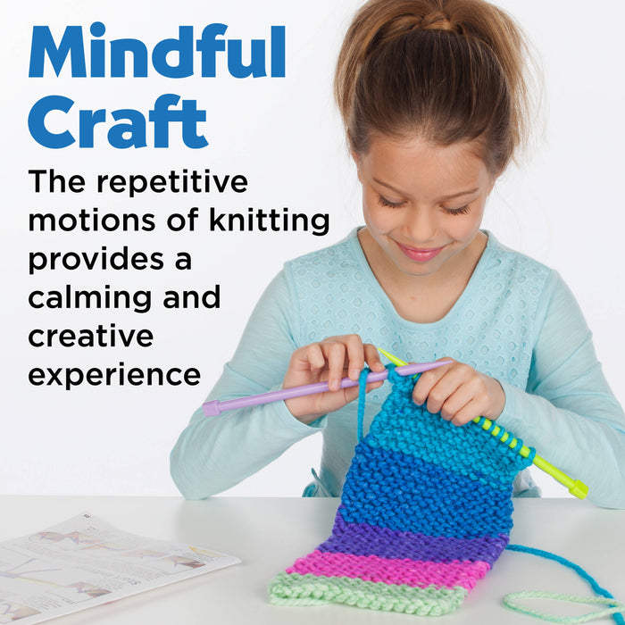 Learn To Knit A Pocket Scarf Craft Kit