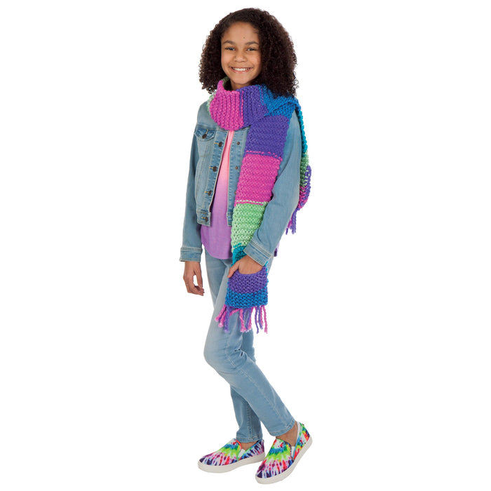 Learn To Knit A Pocket Scarf Craft Kit